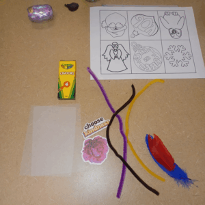 Families Together of Orange County Shrinky Ornaments! - Holiday Decorating Series 03